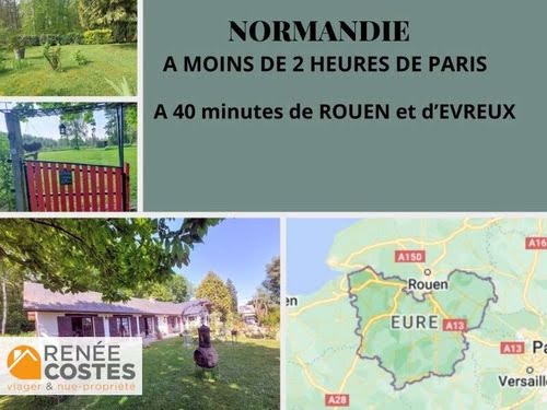 Vente viager 3 pièces 75 m² à La Neuville-du-Bosc (27890), 45 750 €