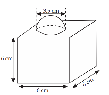 Surface Area of a Combination of Solids