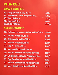 Salaam Namaste menu 2