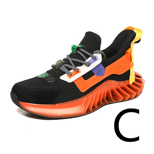 Title 4, Mens Casual Youth Single Net Shoes Colorful Sp...