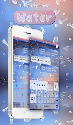 Glass Water Keyboard Theme