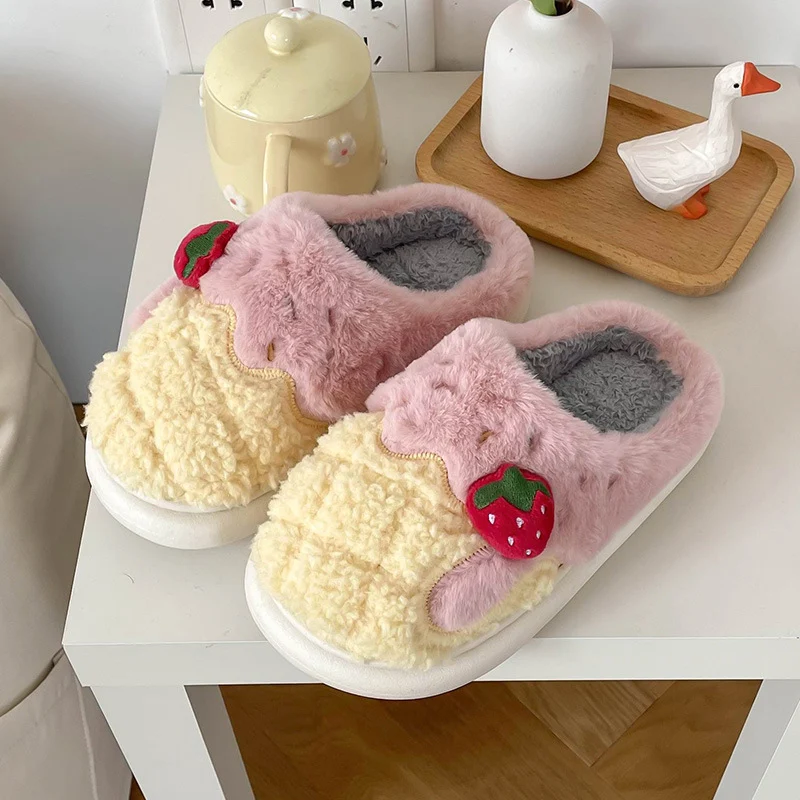 Title 5, Pantoufles dintérieur dhiver en peluche pour ...