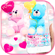 Love Teddy Bear Keyboard Theme Sweet Love  Icon