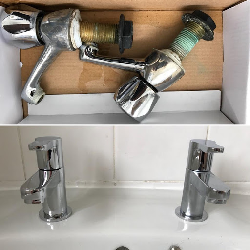 New basin tap install