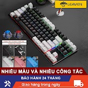 Bàn Phím Cơ Rgb Led K550 Leaven Giao Hàng 24 Giờ 87 Phím Bàn Phím Máy Tính