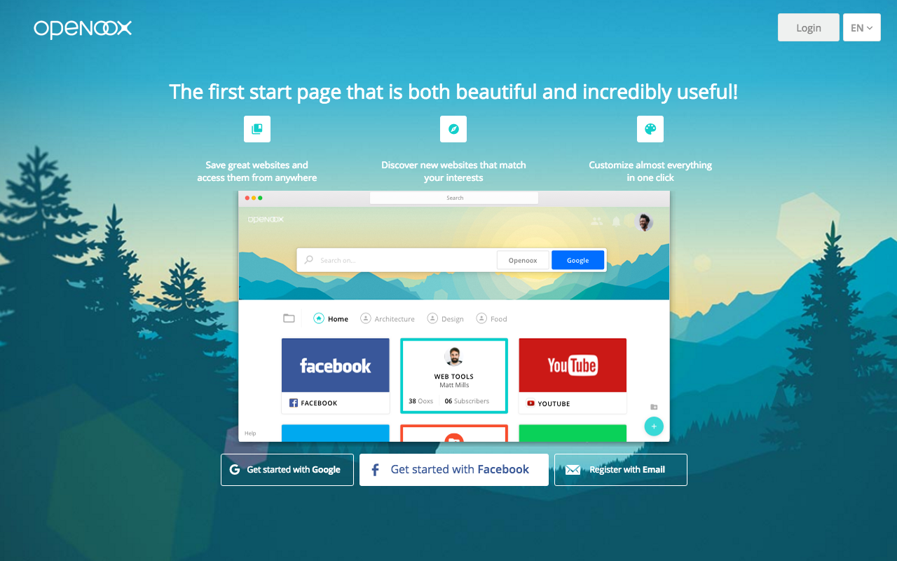 Beautiful & Customizable New Tab Page Openoox Preview image 3