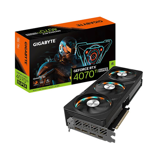 Card màn hình GIGABYTE RTX 4070 Ti SUPER GAMING OC 16G 16GB GDDR6X (N407TSGAMING OC-16GD)