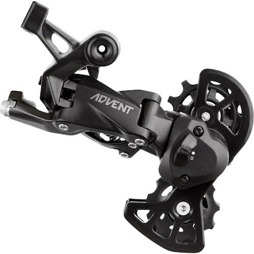 MicroShift ADVENT Super Short Rear Derailleur - 9 Speed - Short Cage - Black - With Clutch