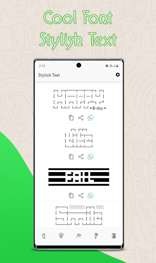 Screenshot Chat Styles: Cool stylish Font