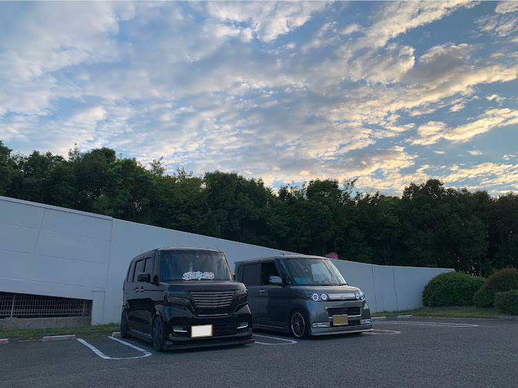 タントカスタムのタントカスタムL375s・エヌボックスカスタム・タント・泉南イオン・車高調整？に関するカスタム事例の投稿画像3枚目