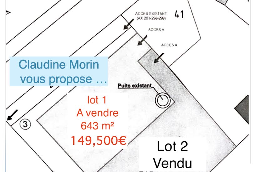  Vente Terrain à bâtir - 643m² à Thouaré-sur-Loire (44470) 