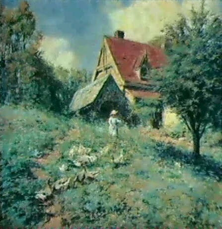 Frederick McCubbin THE MOUNTAIN COTTAGE, 1915