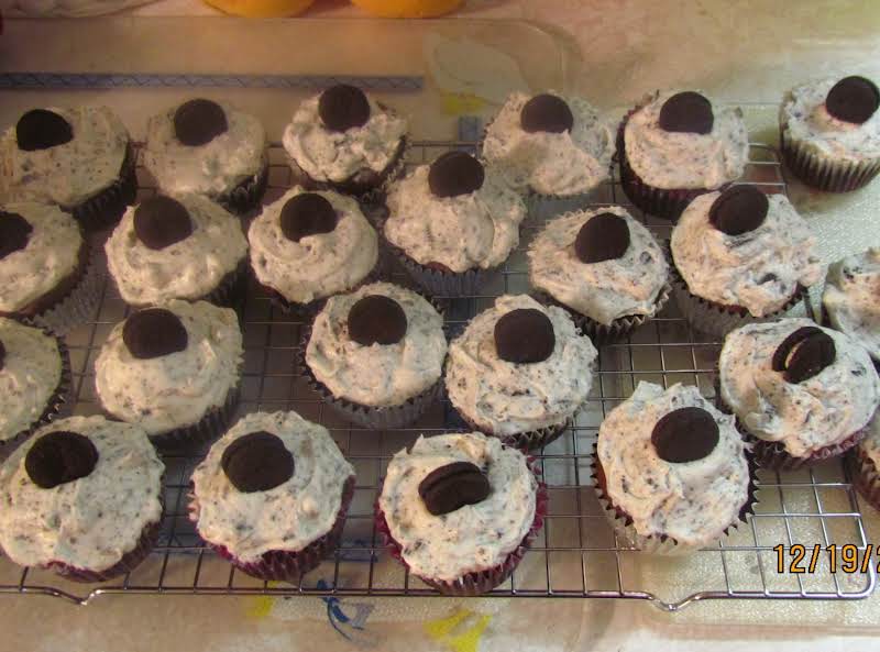 Two Dozen Frosted Death By Oreo Cupcakes...