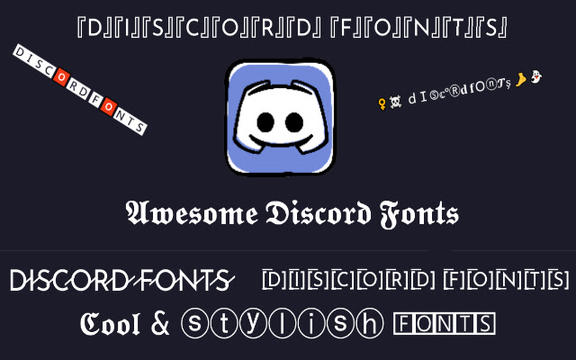 Awesome Discord Fonts chrome extension