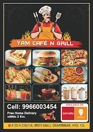 Yam Cafe N Grill menu 1