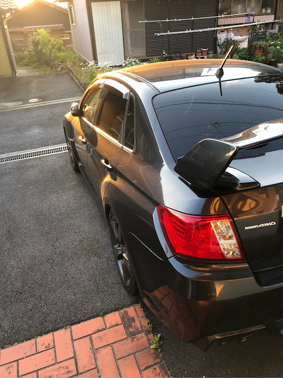 インプレッサ WRX STIの夕日と愛車に関するカスタム事例の投稿画像1枚目