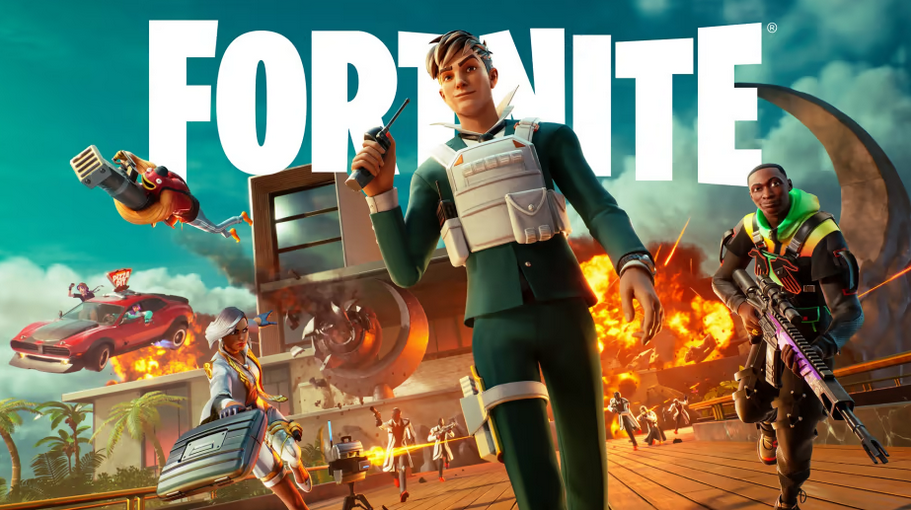 Fortnite game poster.