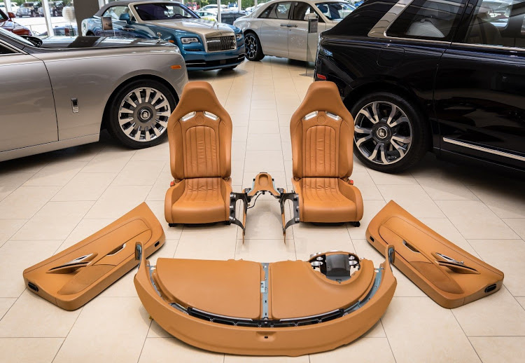 Bugatti Veyron Interior.