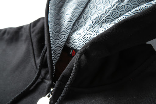 Title 13, Koi fish embroidered sweater