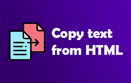 Copy Text from HTML Extension small promo image