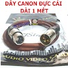 Dây Canon Đực Cái Dài 1M 2M 3M 5M (Dây Jack Canon, Dây Tín Hiệu 2 Đầu Canon, Microphone Cable Xlr Canon)