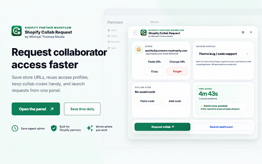 Shopify Collab Request screenshot 2