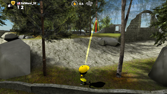 Stickman Disc Golf Battle Screenshot