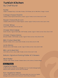 Babylon Bar Kitchen menu 6