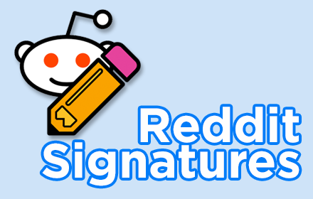 Reddit Signatures small promo image