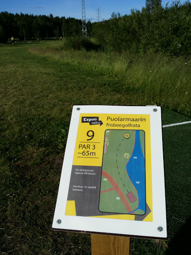 Puolarmaarin Frisbeegolfrata Reikä #9