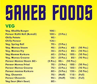 Saheb Foods menu 1