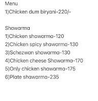 The Royal Chef Bawarchi Biryaniwala menu 1