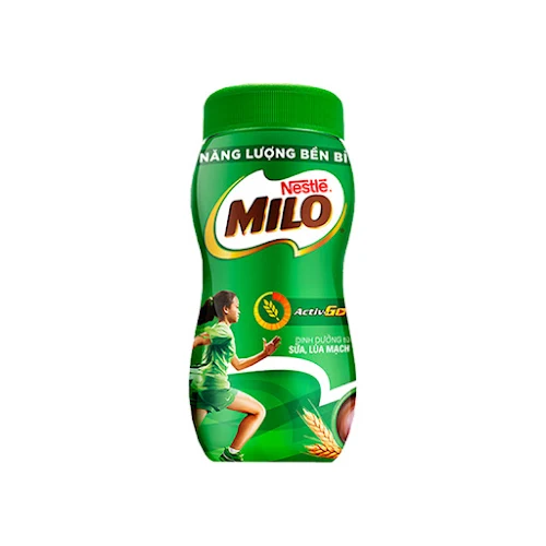 Thức uống lúa mạch Nestlé MILO Nguyên chất 400g (hũ nhựa)