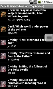 Catholic Bible References Screenshots 6