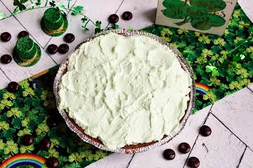 Luck of the Irish Creme de Menthe Pie