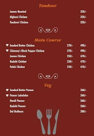 The Chimney menu 2