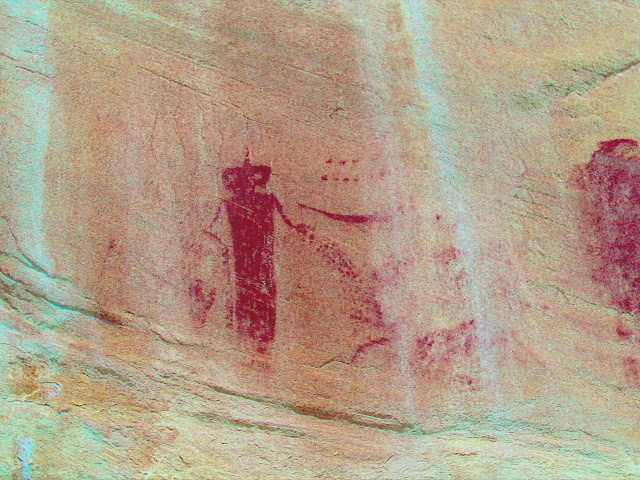 DStretch enhanced pictographs