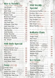 Shree Saai Bhavan menu 1