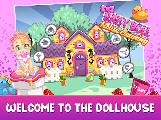 Screenshot Dollhouse Cleaning For Kids