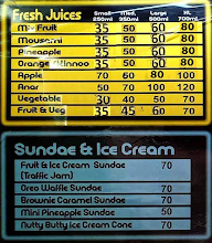 Sunny's Fresh Juices & Shakes menu 1