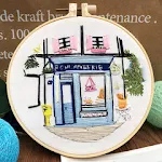 Blue tea shop