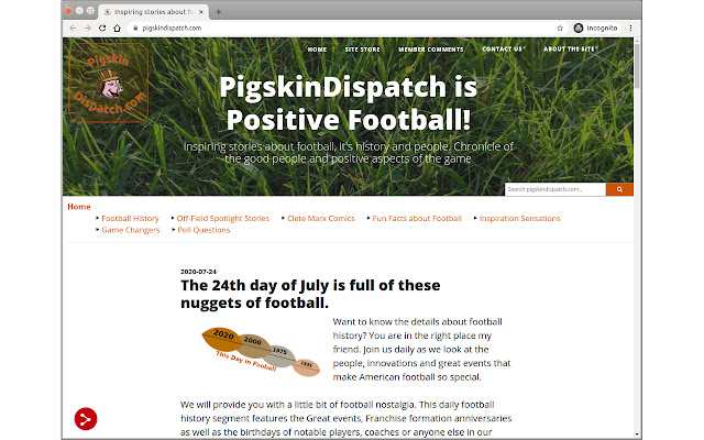 1.1 Latest of Pigskin Dispatch