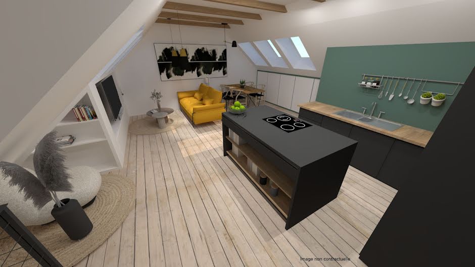 Vente appartement 4 pièces 77 m² à Quimper (29000), 178 690 €