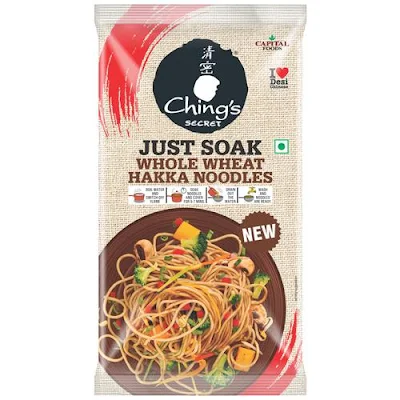 Chings Ching'S Secret Just Soak - Whole Wheat Veg Hakka Noodles - 150 gm