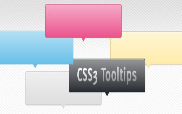 Pure CSS3 Tooltip Generator chrome extension