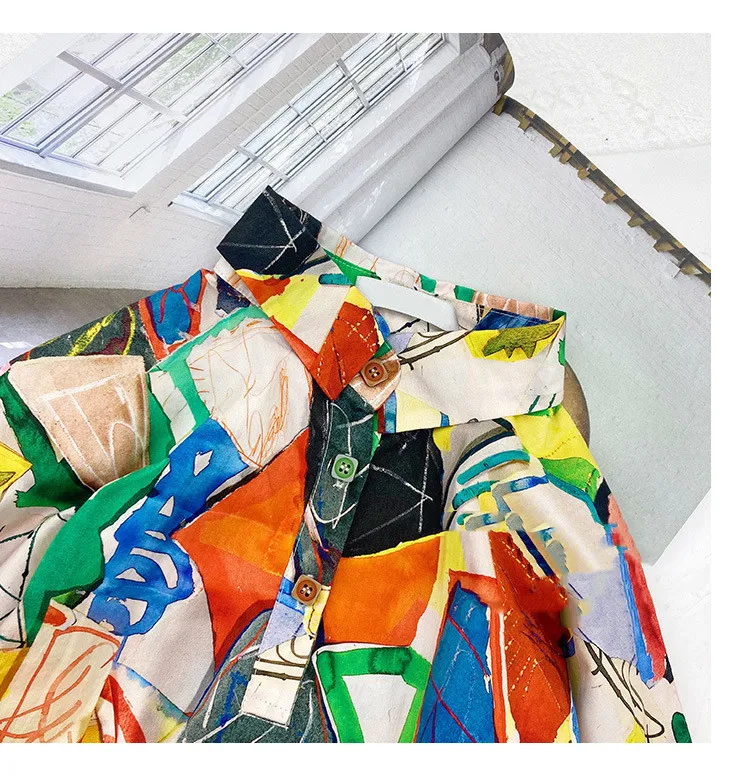Kinder T-shirts in Western stijl met geometrische graffiti, voor grotere kinderen. Comfortabel en trendy voor spelen en ontdekken.
