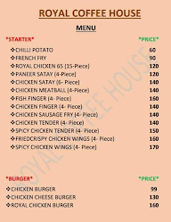 Royal Coffee House menu 2