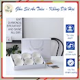 Bộ 6 Bát Ăn Cơm, Chén Ăn Cơm Bằng Sứ, Kèm 6 Đôi Đũa Gỗ Đóng Hộp Sang Trọng ( Hộp Như Hình)