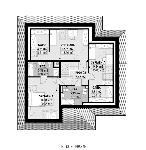 E-188 - Rzut poddasza