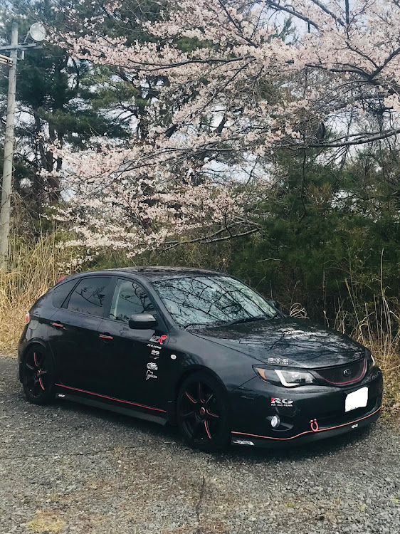 インプレッサ ハッチバックの桜と愛車に関するカスタム事例の投稿画像2枚目